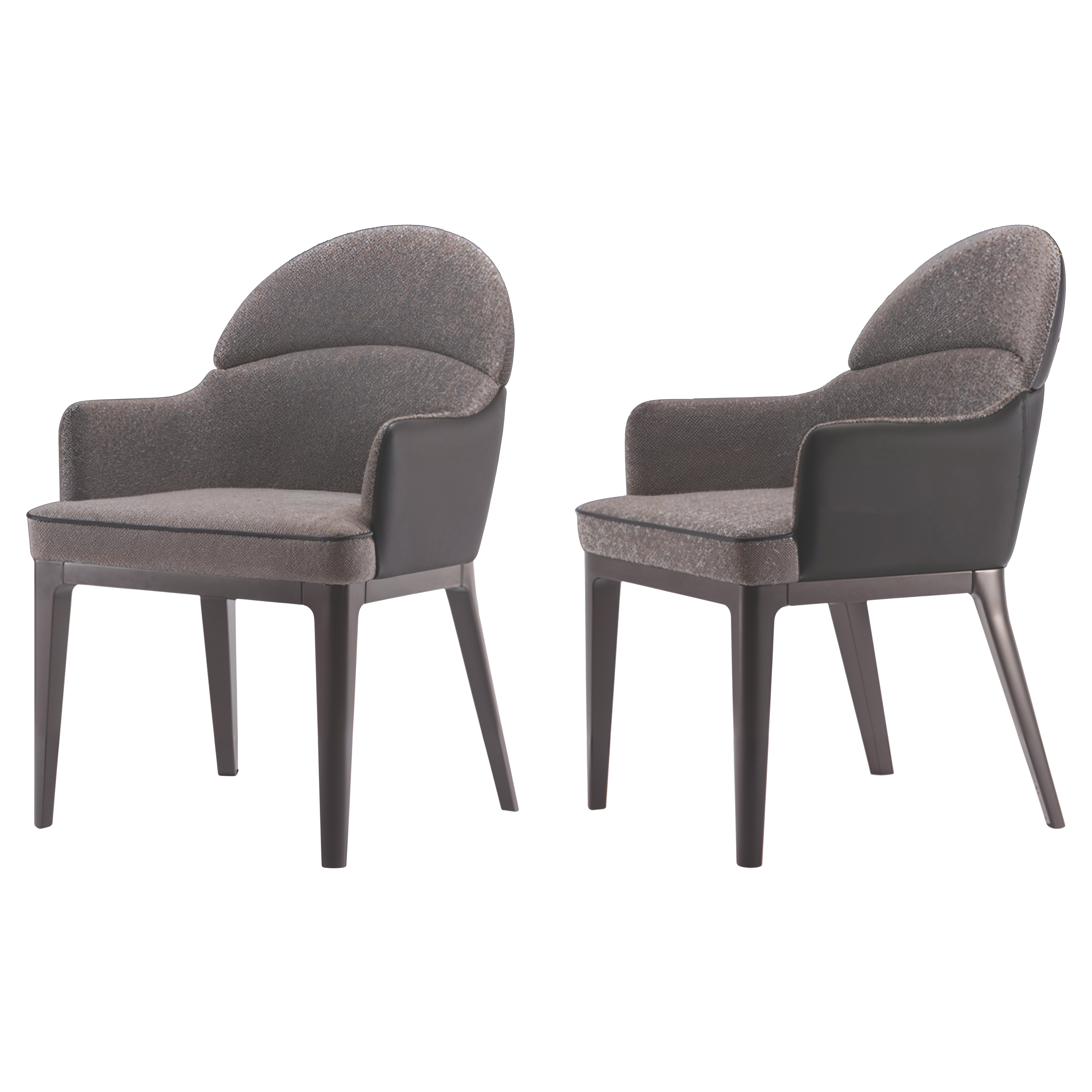 Pre-owned Medea Martin Armchair In Brown