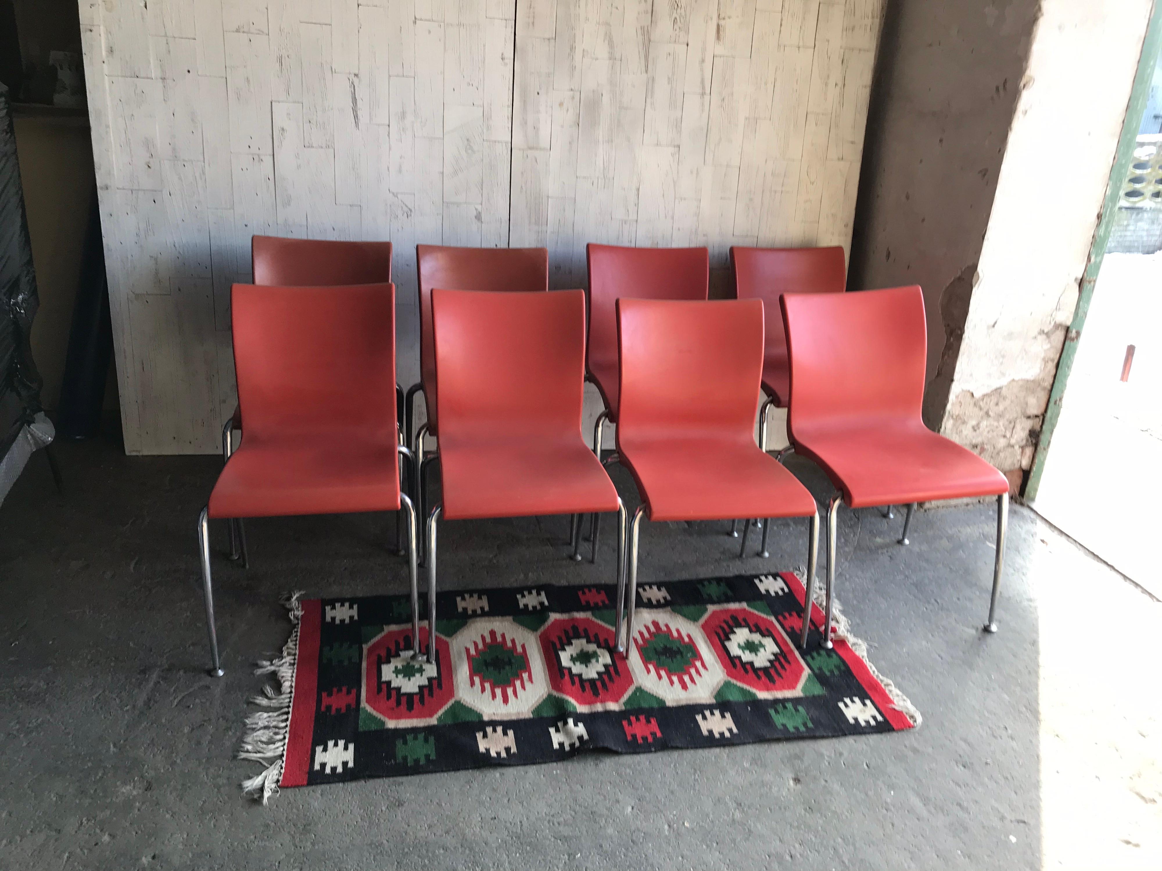 Martin Ballendat for Wiesner Hager, 8 Chairs For Sale 1