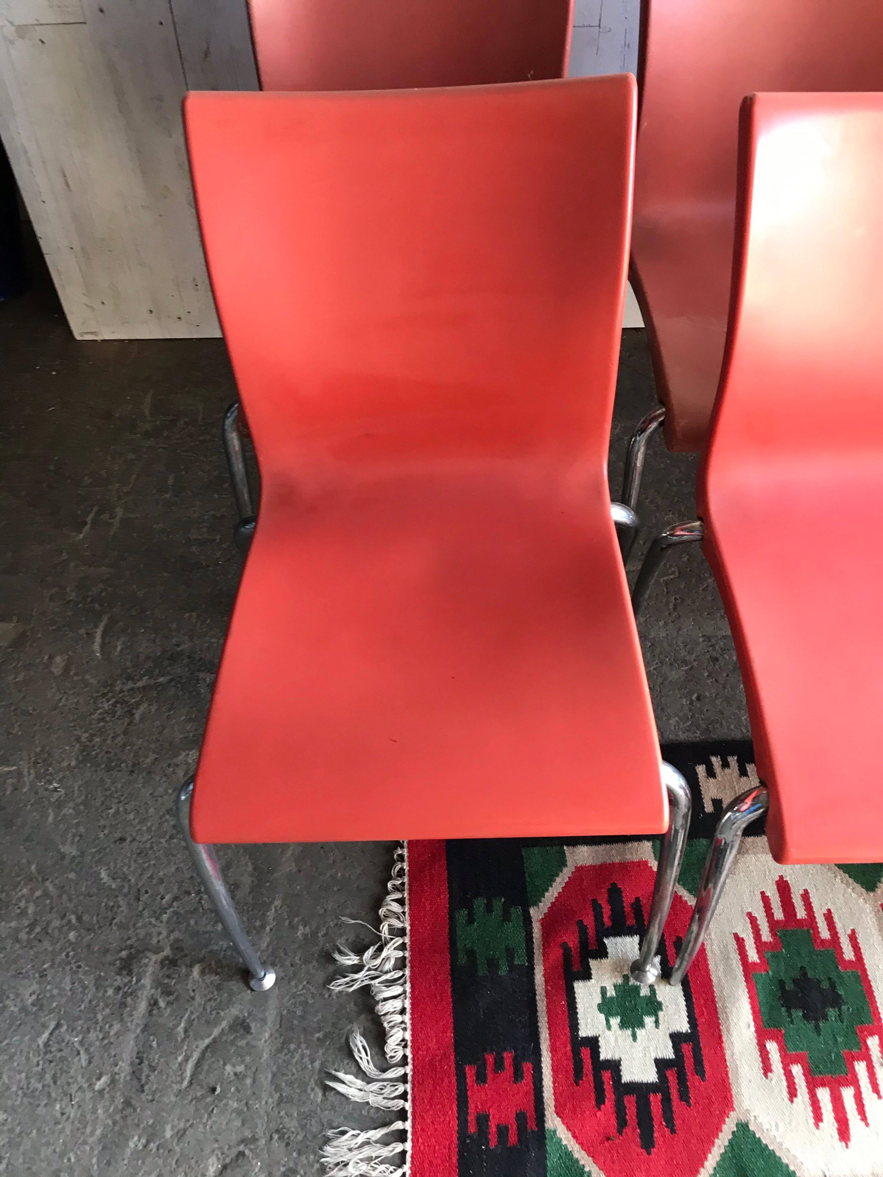 Mid-Century Modern Martin Ballendat for Wiesner Hager, 8 Chairs For Sale