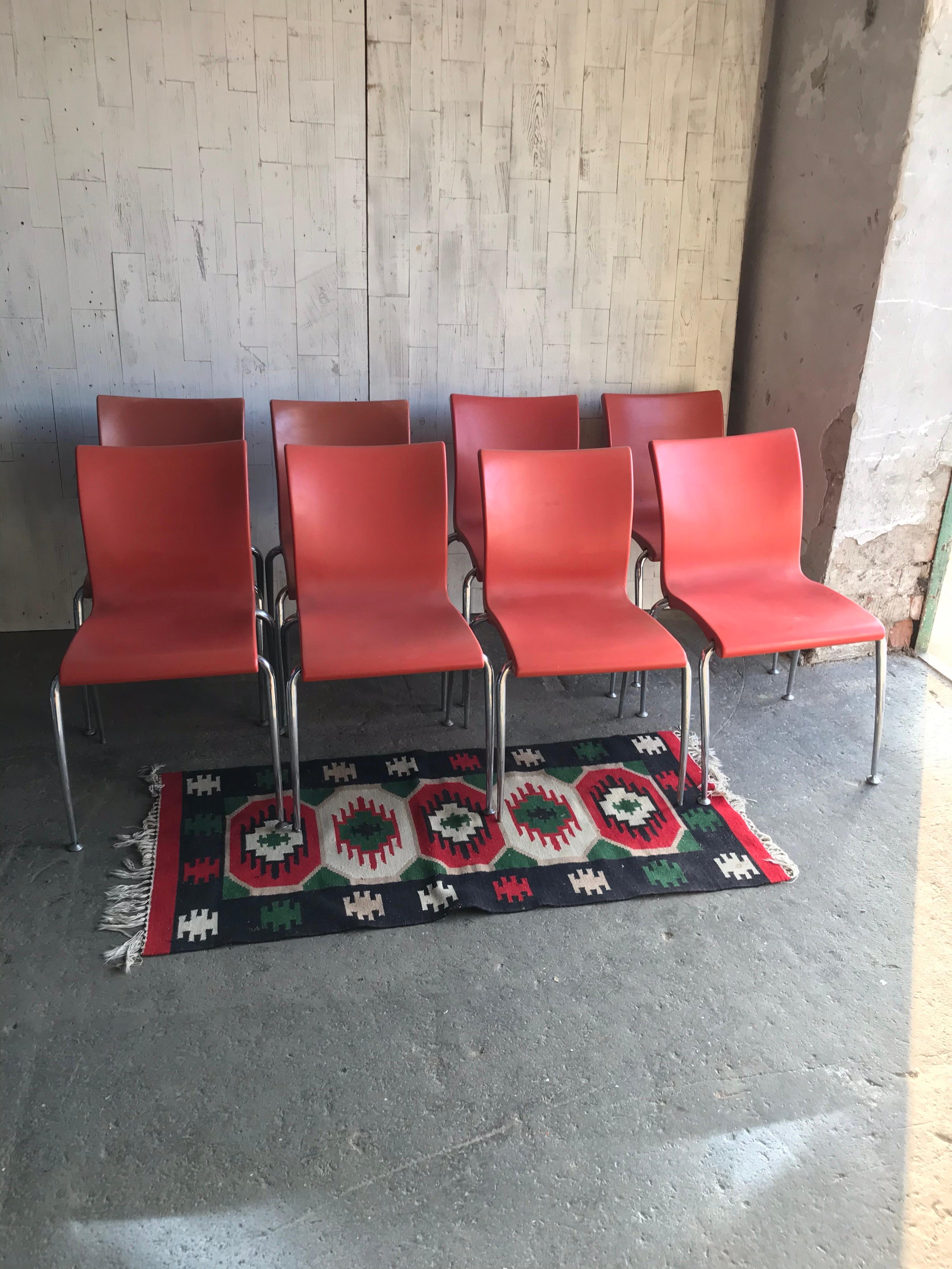 Martin Ballendat for Wiesner Hager, 8 Chairs In Good Condition For Sale In Lábatlan, HU
