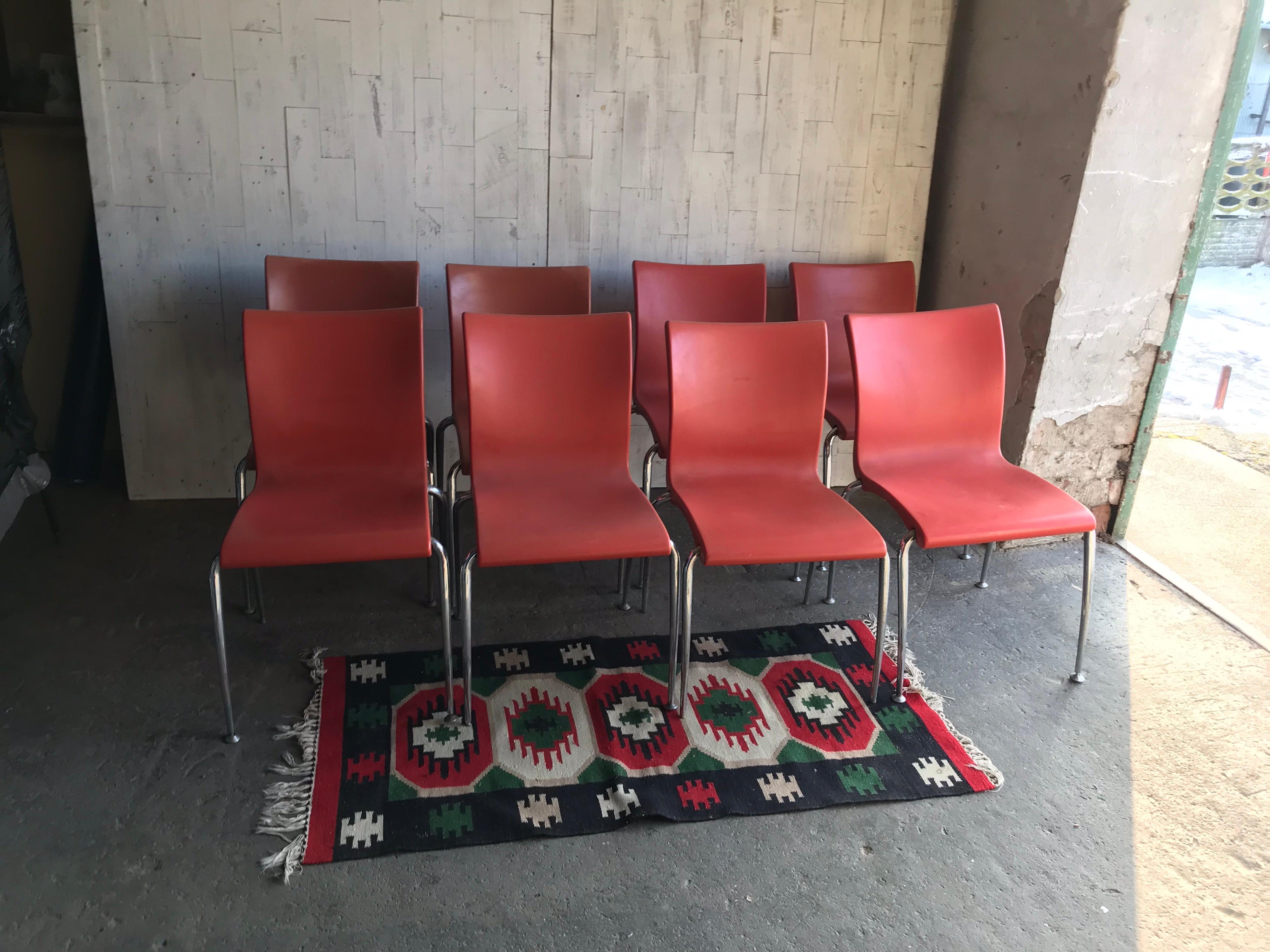 Late 20th Century Martin Ballendat for Wiesner Hager, 8 Chairs For Sale