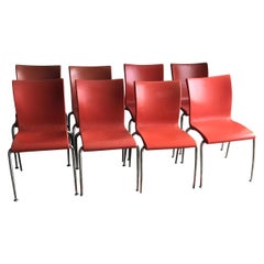 Vintage Martin Ballendat for Wiesner Hager, 8 Chairs