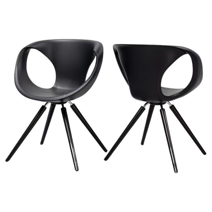 Modern Martin Ballendat Set of Four Up Chairs for Tonon, Italy. For Sale