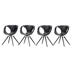 Martin Ballendat Set of Four Up Chairs for Tonon, Italy.