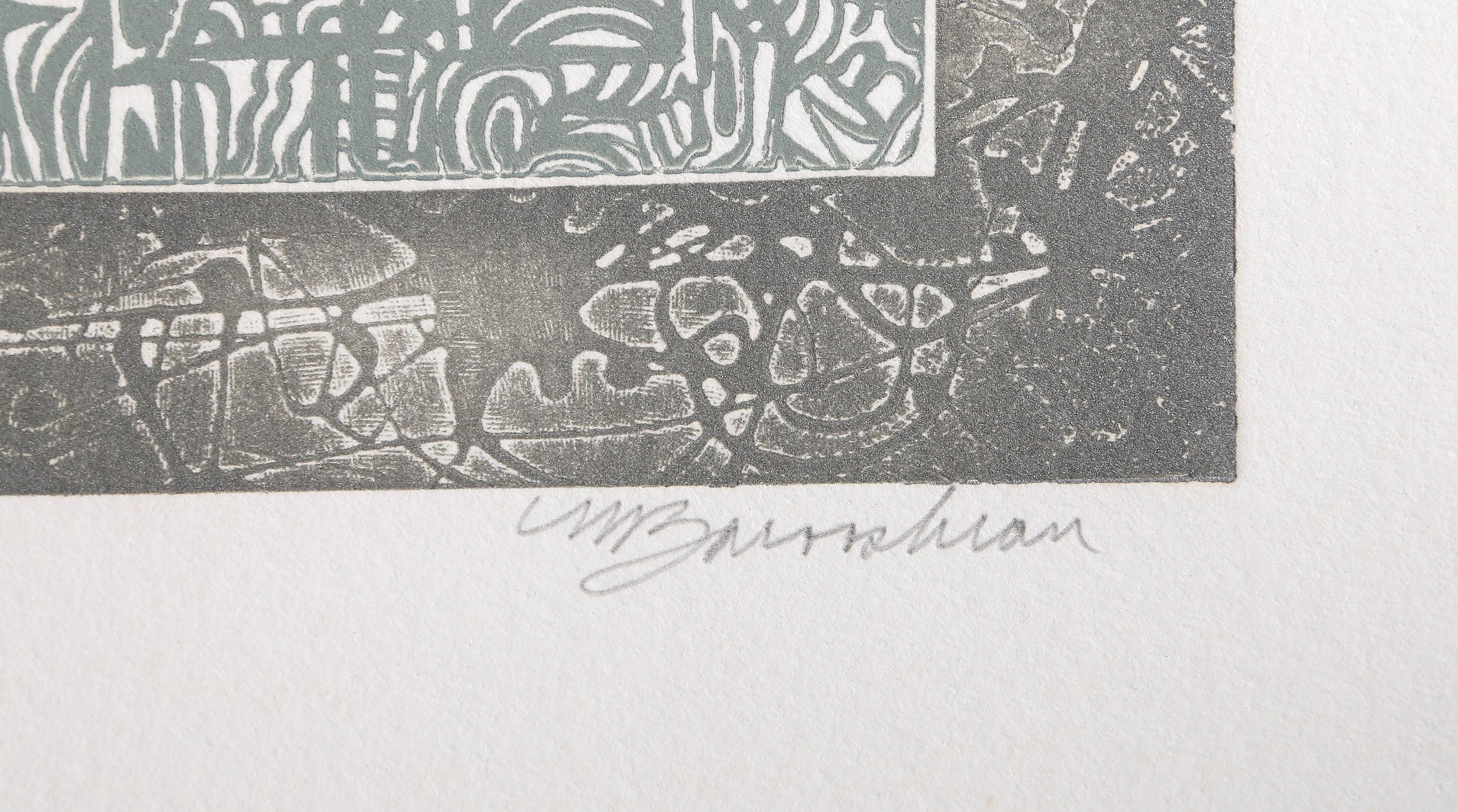 Hippo, surrealistische Radierung und Aquatinta von Martin Barooshian im Angebot 3