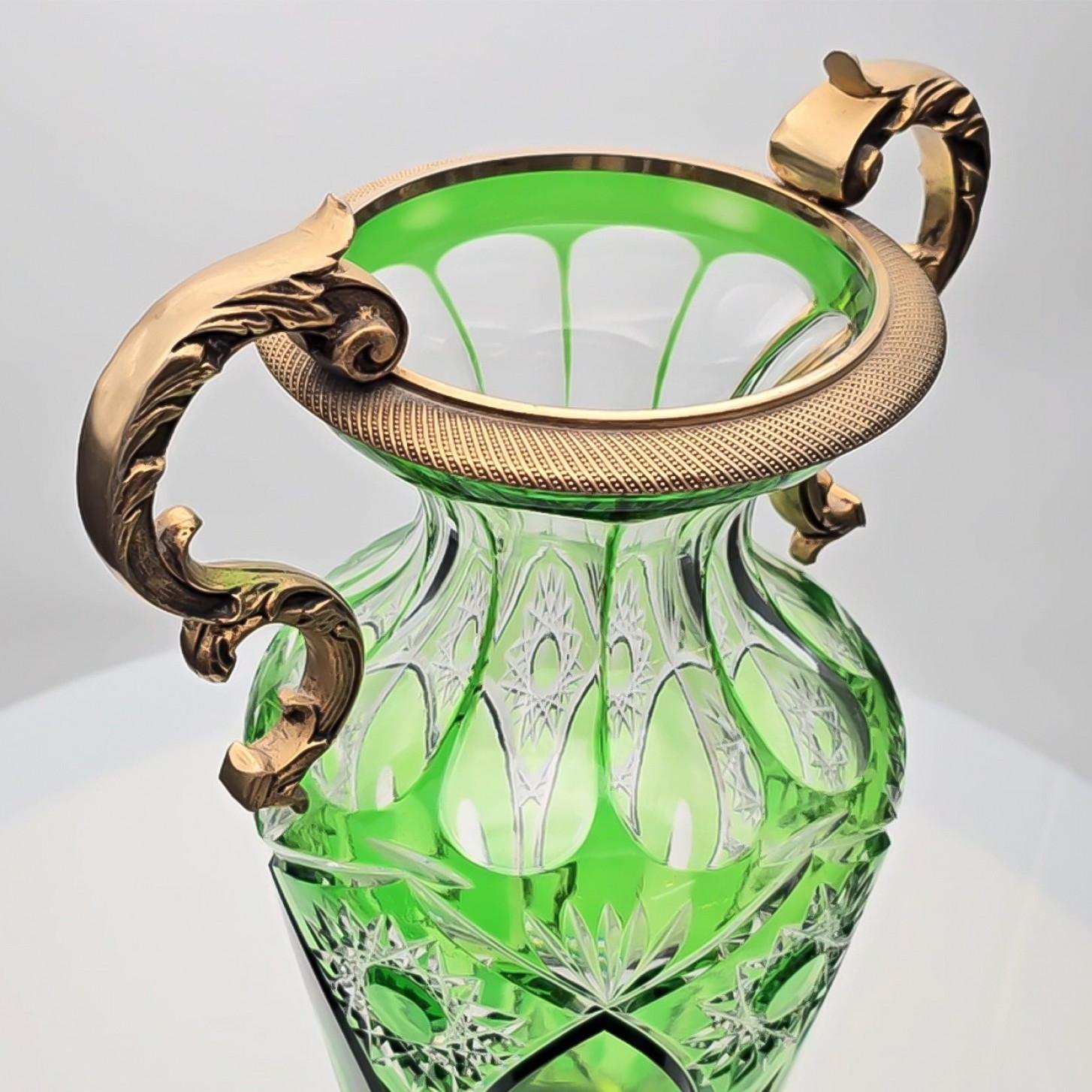 Metà XX secolo Centrotavola in cristallo di Martin Benito, Greene & Greene, Parigi, Francia in vendita