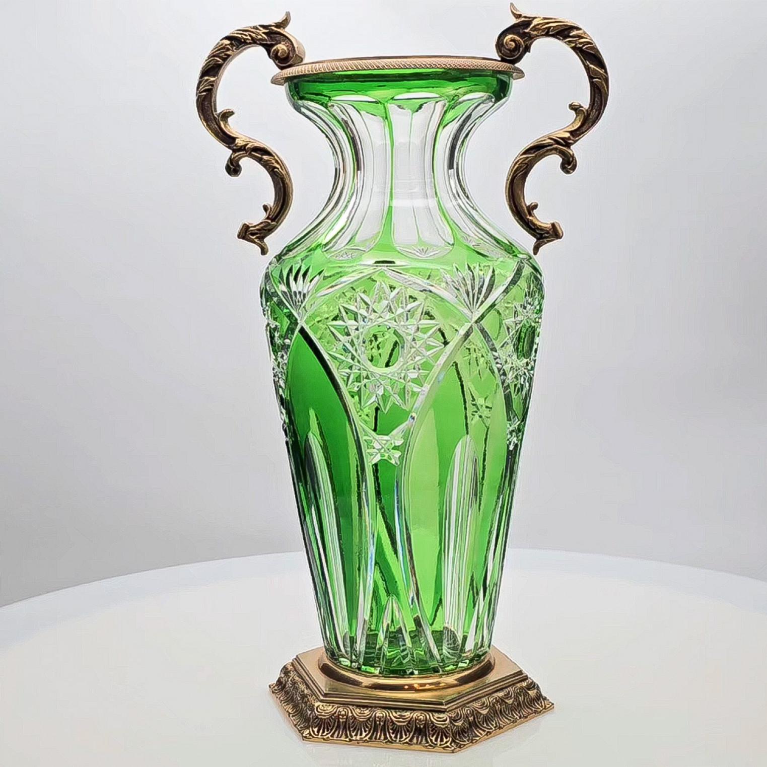 Bronzo Centrotavola in cristallo di Martin Benito, Greene & Greene, Parigi, Francia in vendita
