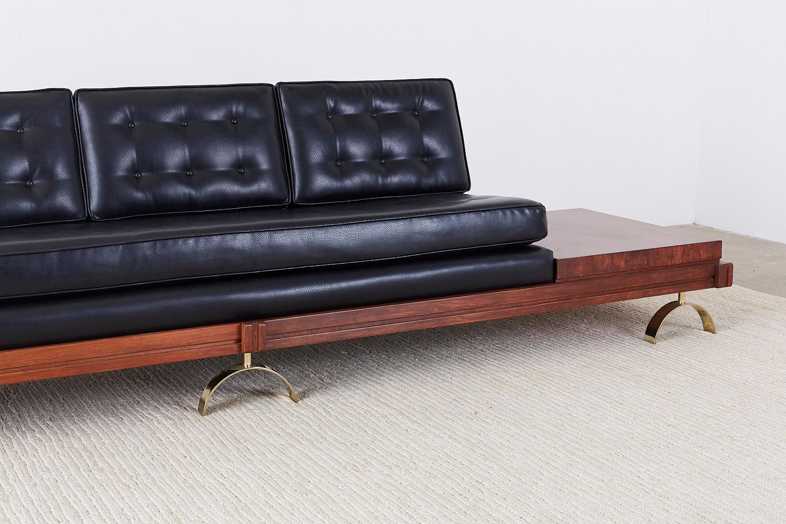 Martin Borenstein Challenge Series Walnut Gondola Sofa 2