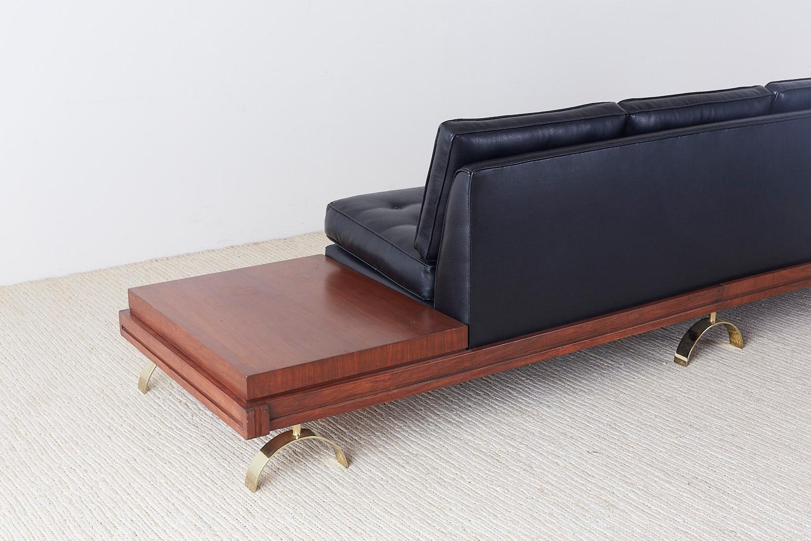 Martin Borenstein Challenge Series Walnut Gondola Sofa 7