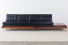 Martin Borenstein Challenge Series Walnut Gondola Sofa