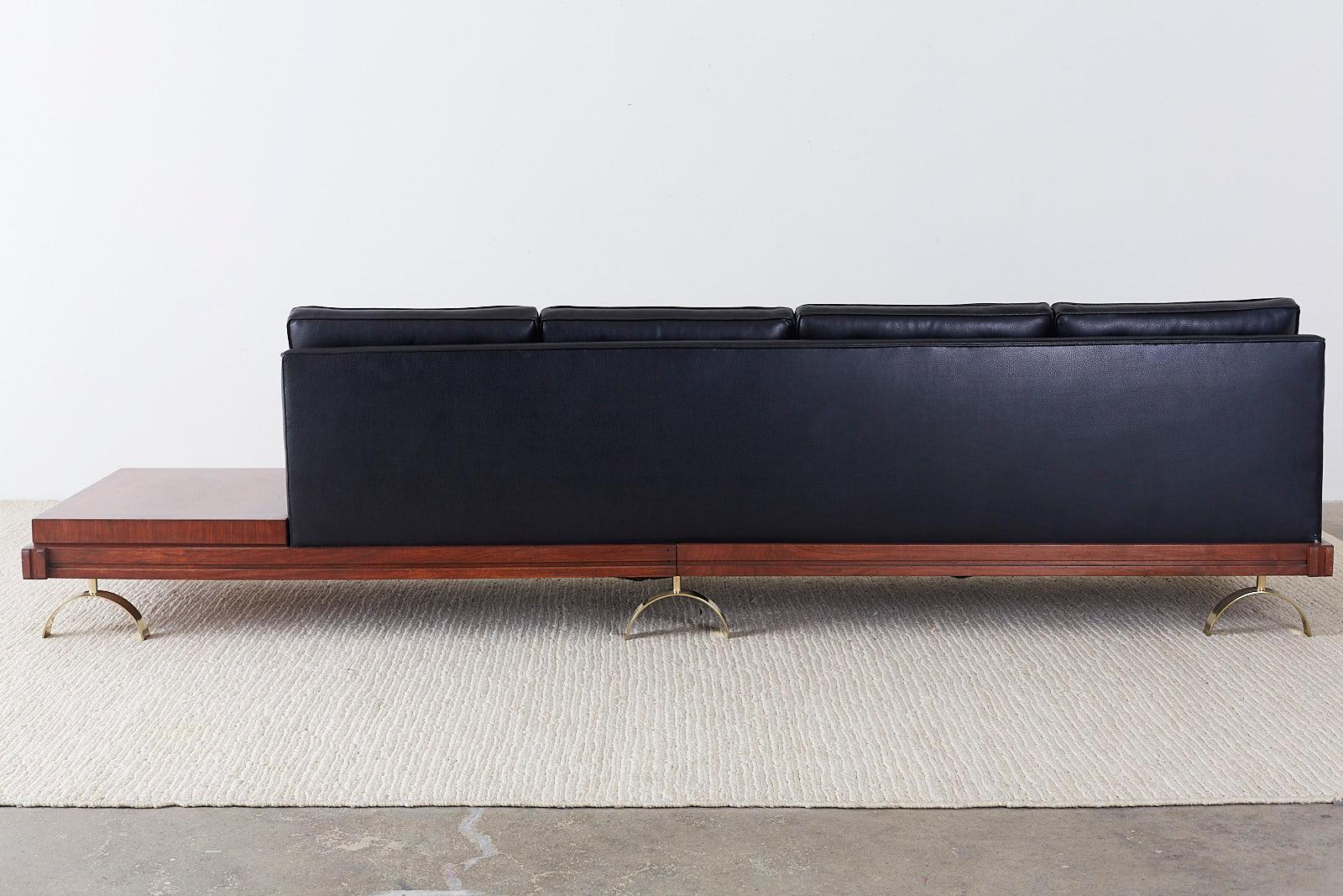 Martin Borenstein Challenge Series Walnut Gondola Sofa 9