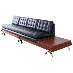 Martin Borenstein Challenge Series Walnut Gondola Sofa