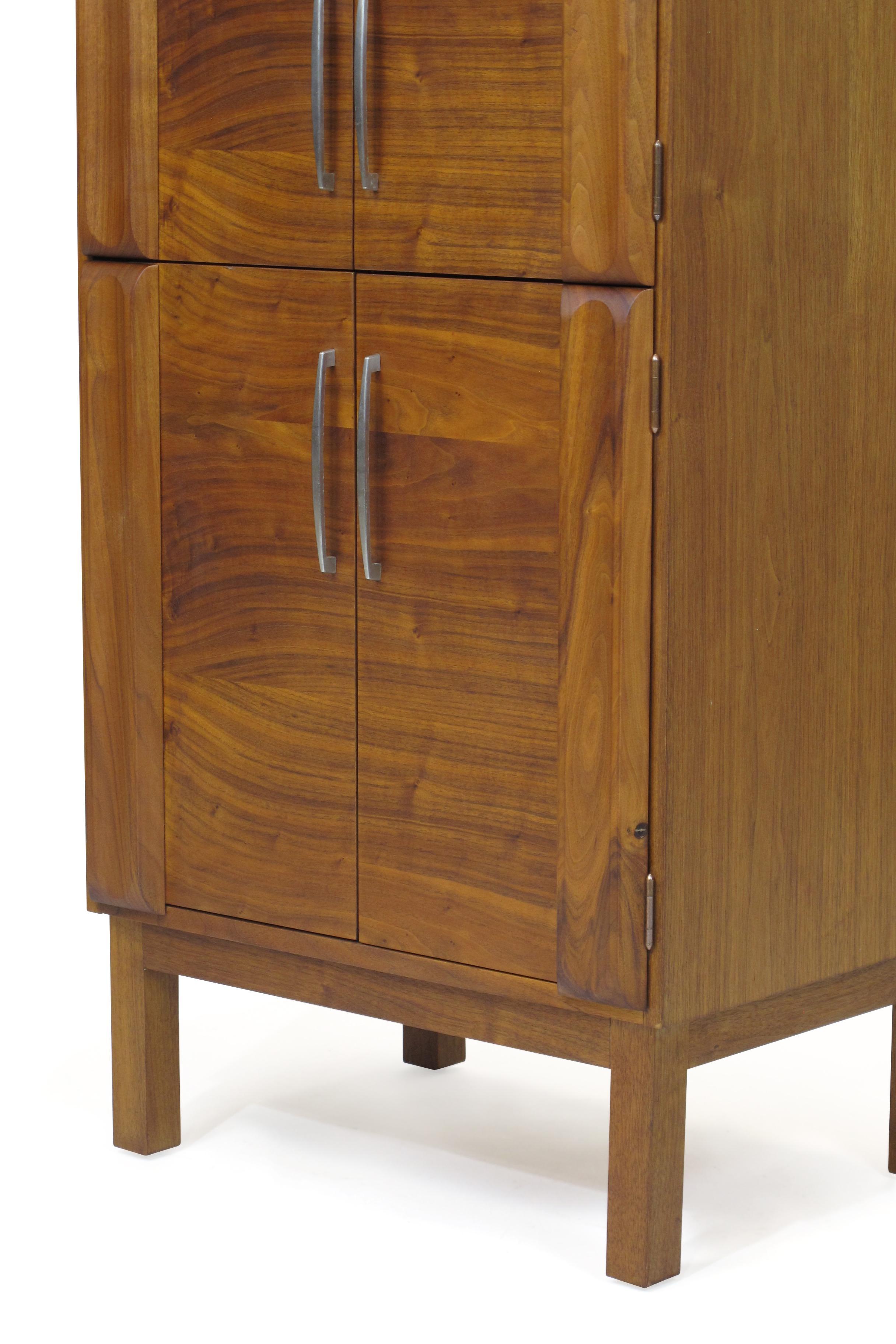 American Martin Borenstein Tall Narrow Dry Bar Cabinet