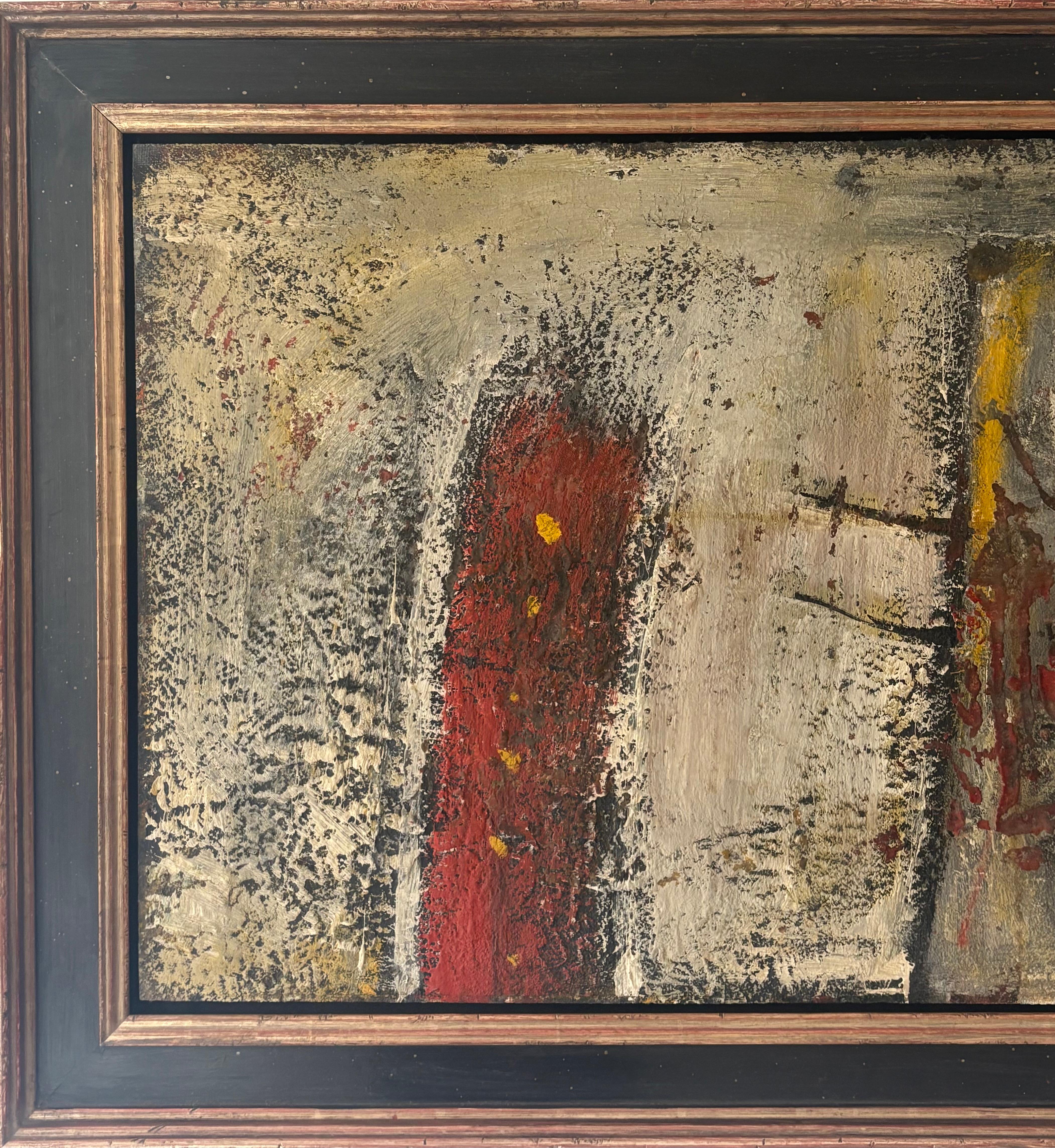 Britannico Martin Bradley, Astratto, Olio su tavola, 1958