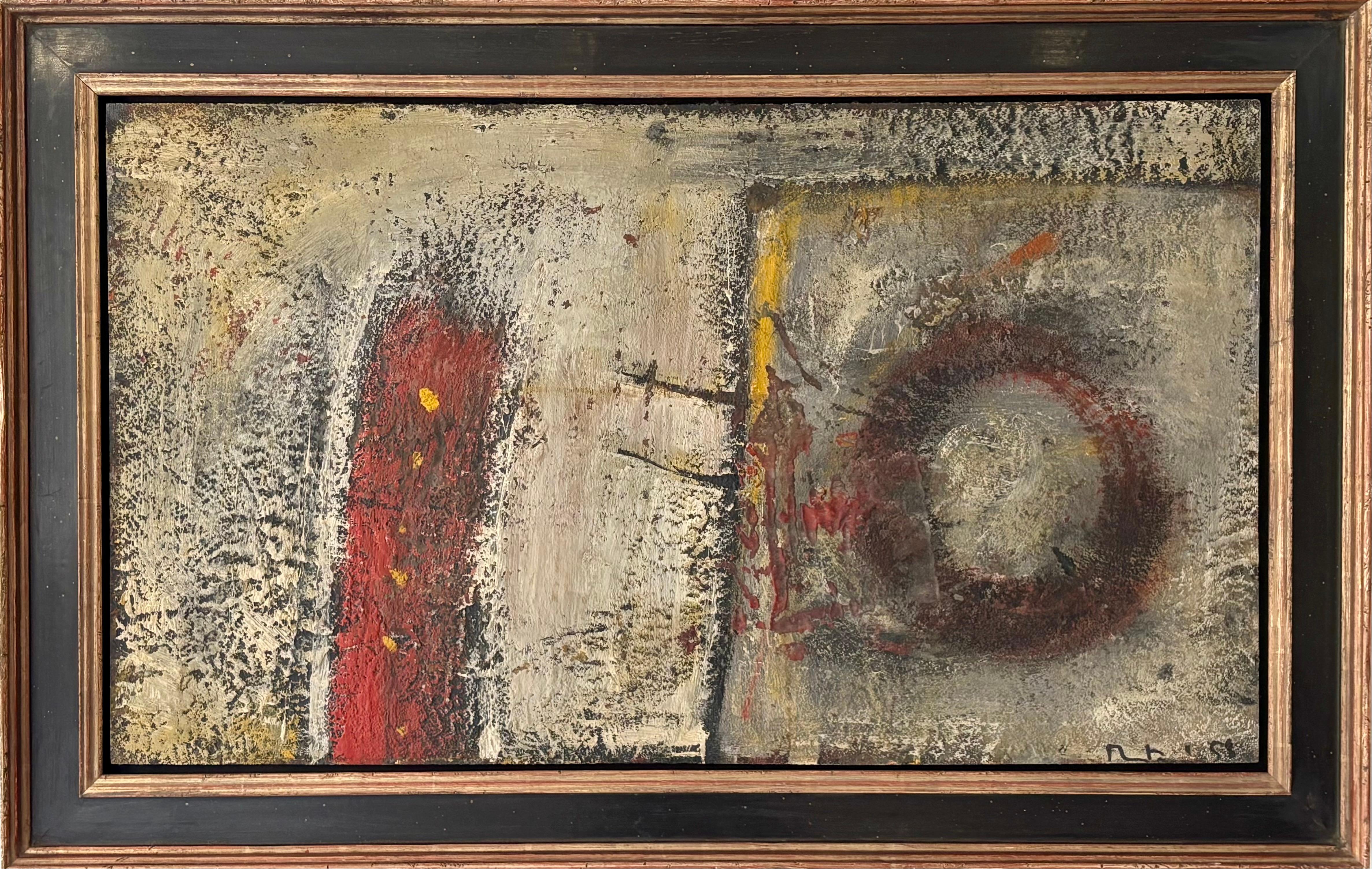 Dipinto Martin Bradley, Astratto, Olio su tavola, 1958