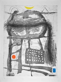 Vintage Untitled - Etching by Martin Bradley - 1983