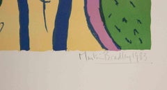 Untitled - Original Lithograph by Martin Bradley - 1983