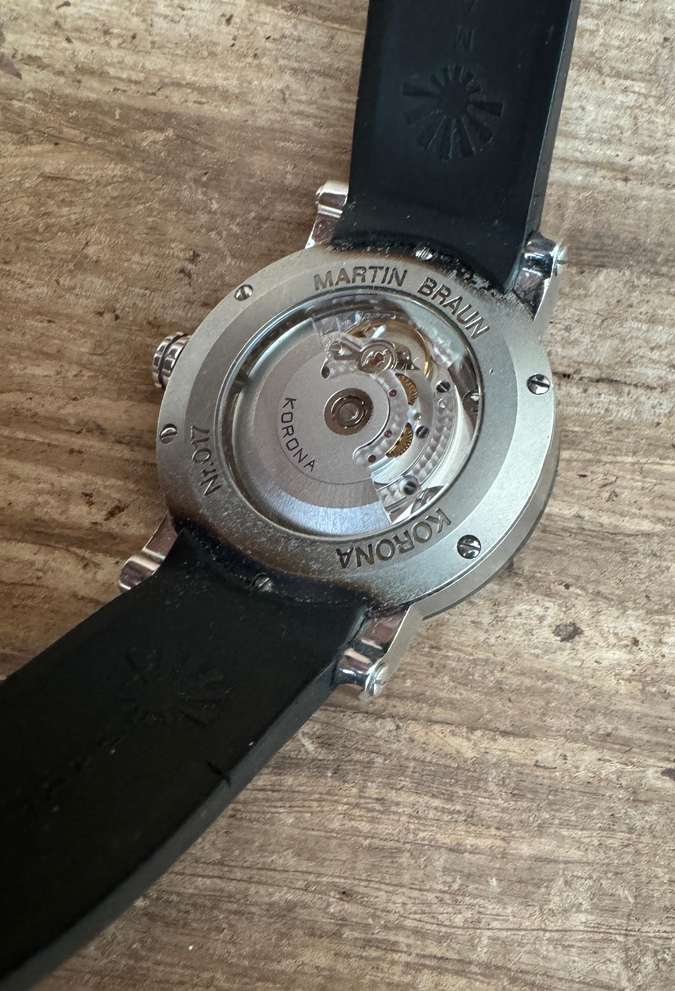 Martin Braun Korona Lume Dial Automatic N.017 Watch 14