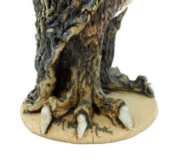 Martin Brothers Early Stoneware Bird Jar Dated 1889