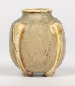 Vaso in ceramica artistica a forma di zucca di Martin Brothers Southall datato 1901