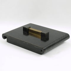 Martin California Modernist Japanese Inspired Large Limed Oakwood Lidded Box