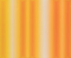 Inizio autunno - Pittura a campi di colore, giallo e arancione, 1967 Arte astratta