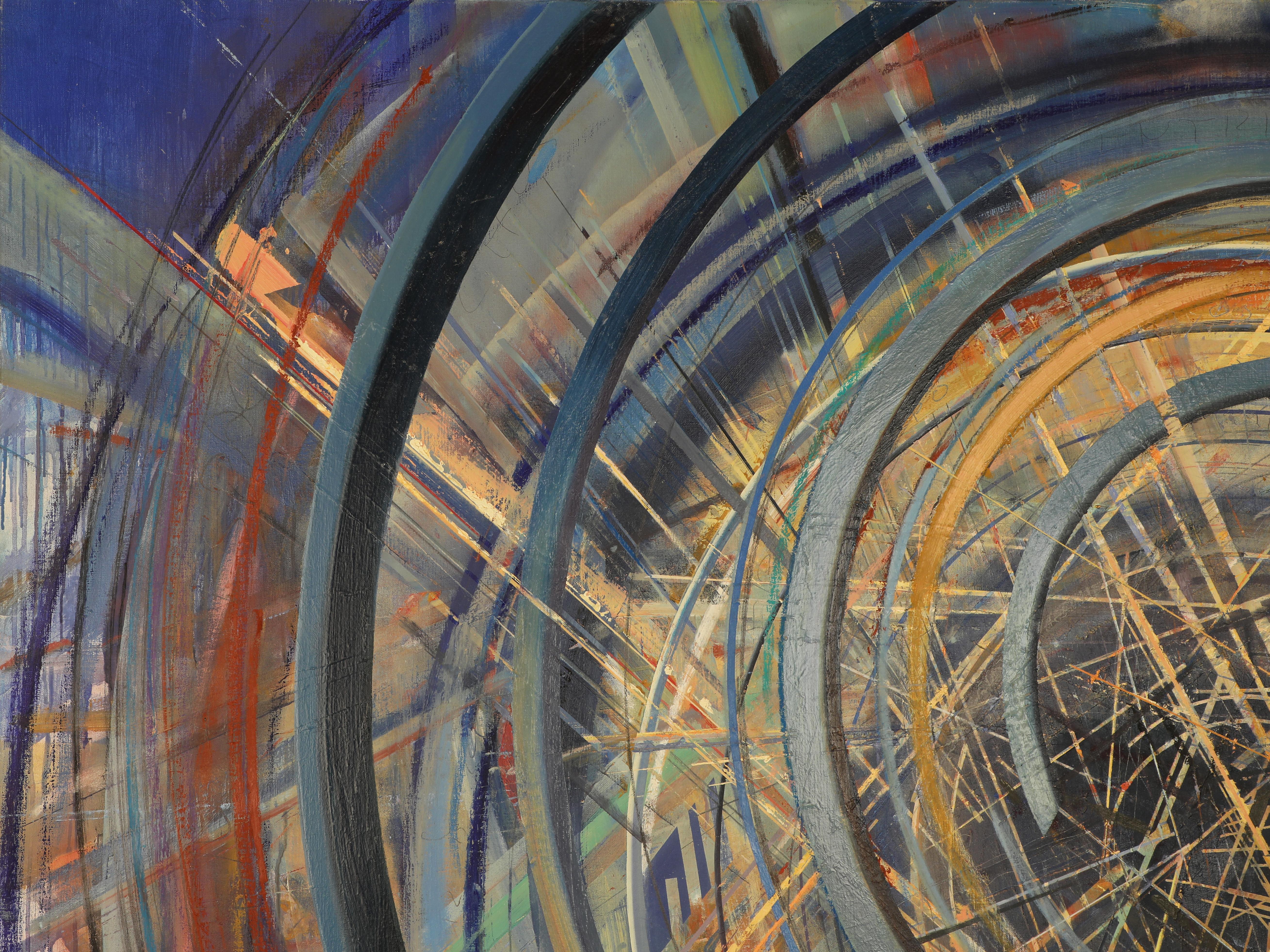 Espacio VII, 2011 - Gris Interior Painting par Martin CARRAL