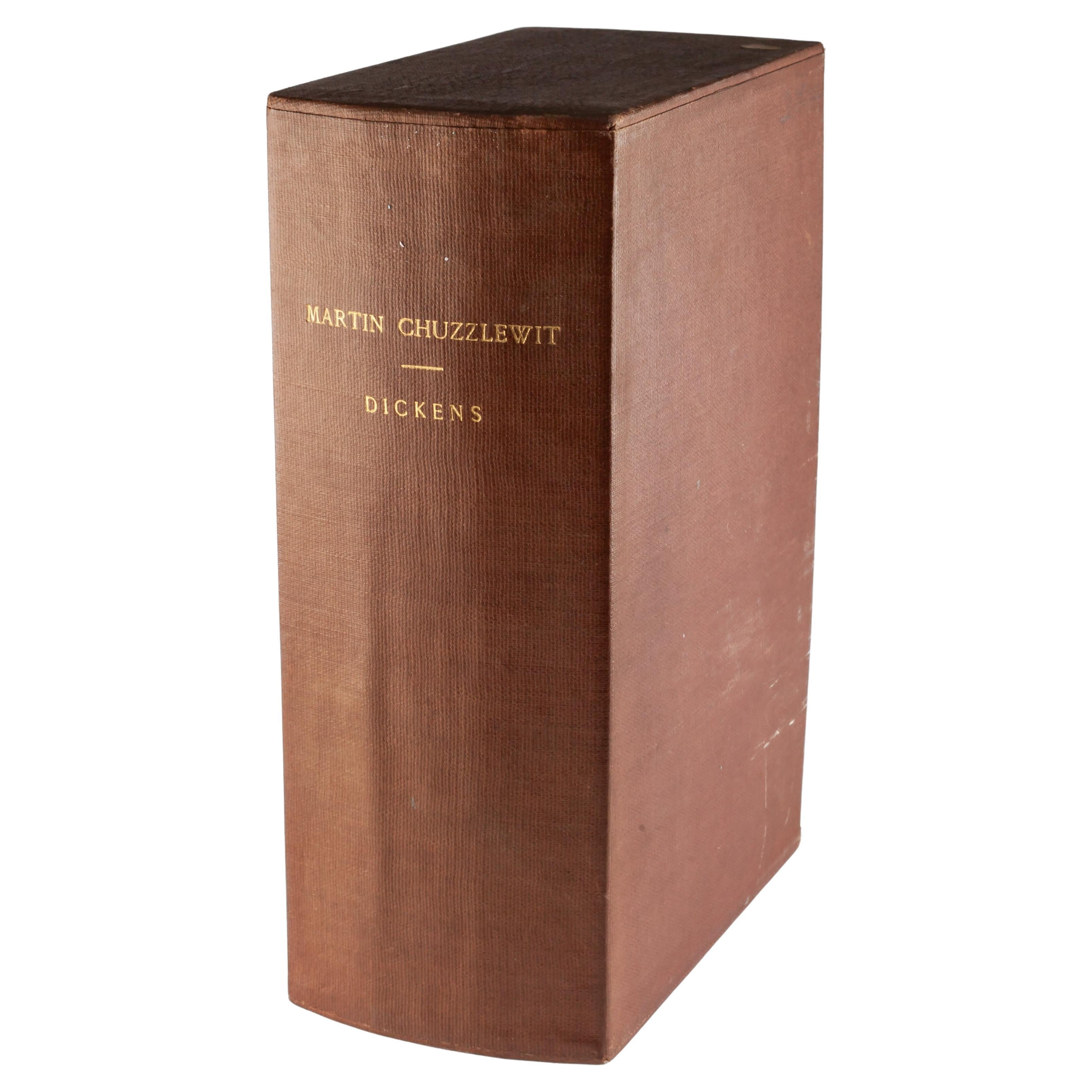 Gorgeous 1st Edition Set of Martin Chuzzlewit by Charles Dickens
Includes 20 Volumes in 19 Issues (Vol. 19 and 20 in final issue)
Includes Hardcase box for storage
All copies included, most in decent antique condition. Some minor foxxing and