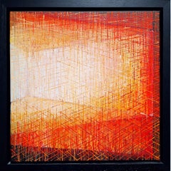 A202148 - pintura geométrica abstracta moderna contemporánea sobre lienzo