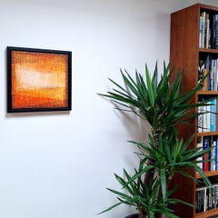 A202155 - contemporary modern abstract geometric painting on canvas