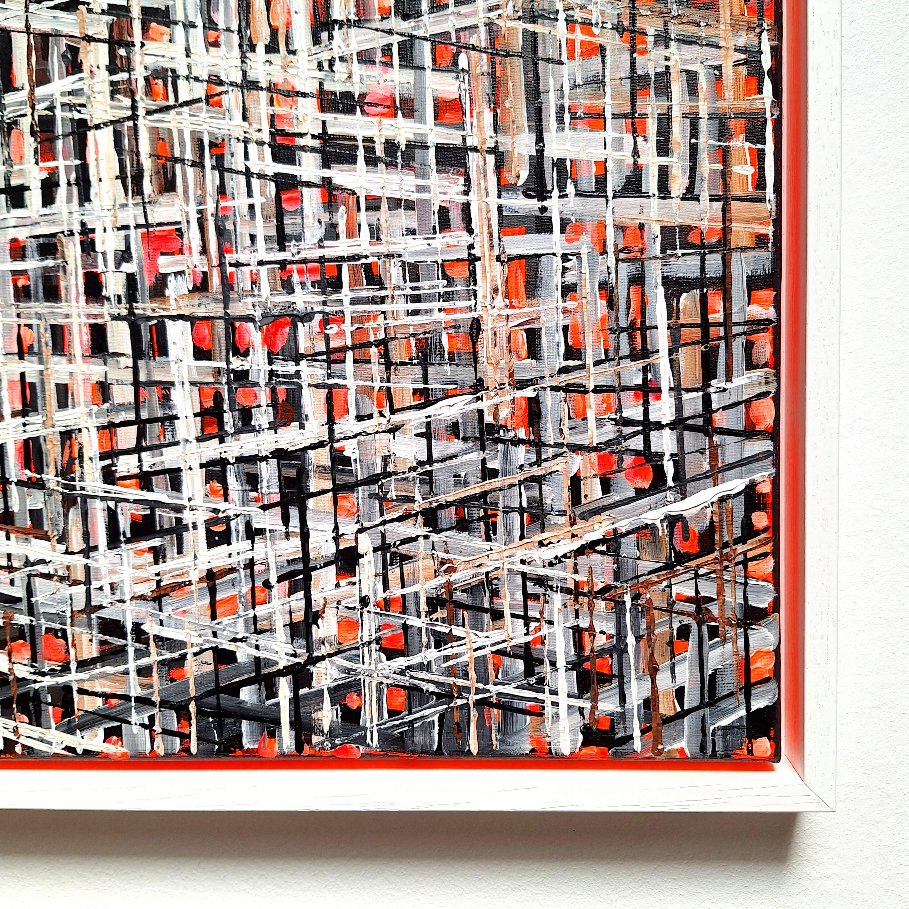F20247 - pittura geometrica astratta moderna e contemporanea su tela in vendita 2