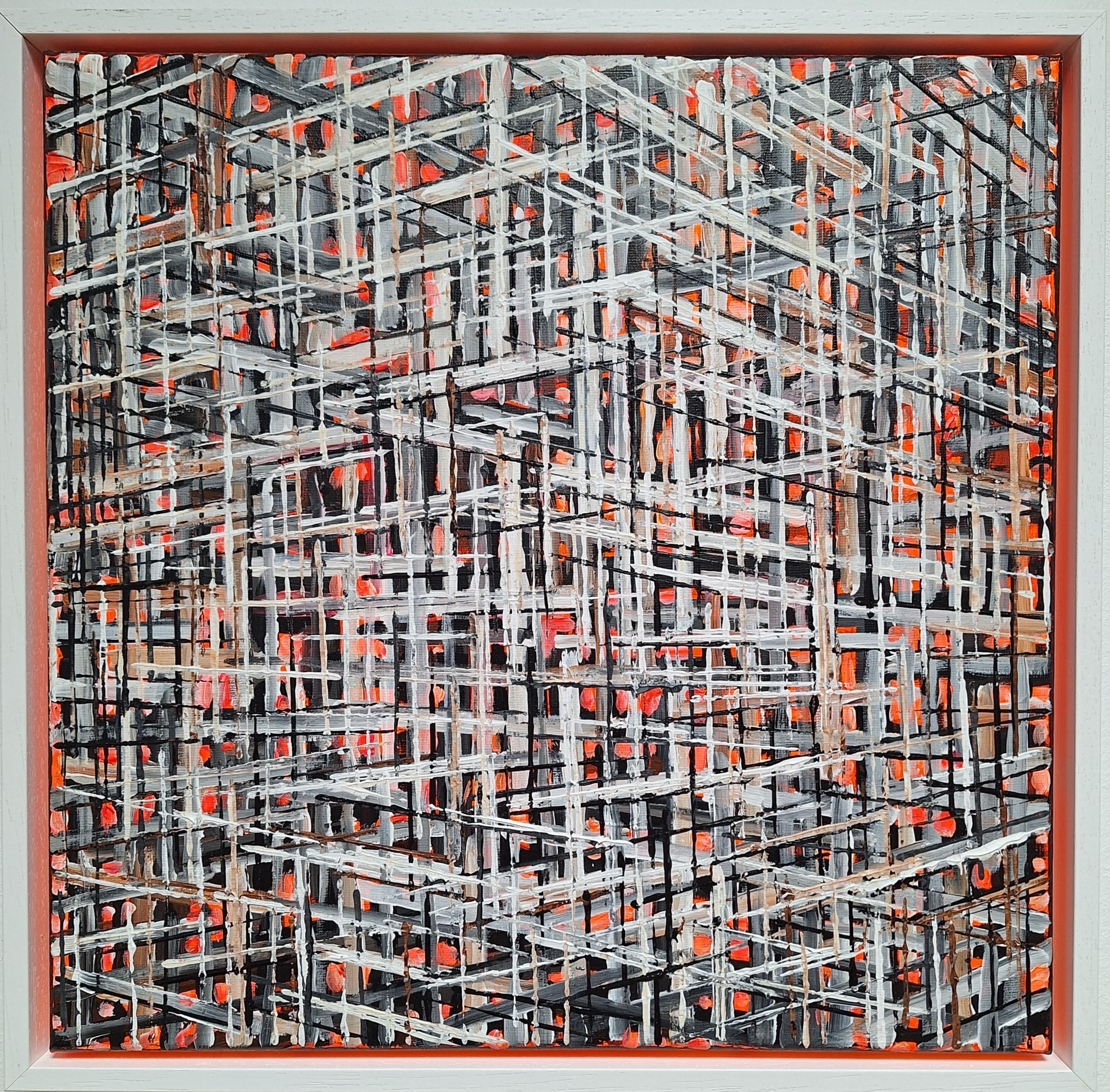 Abstract Painting di Martin Copier - F20247 - pittura geometrica astratta moderna e contemporanea su tela