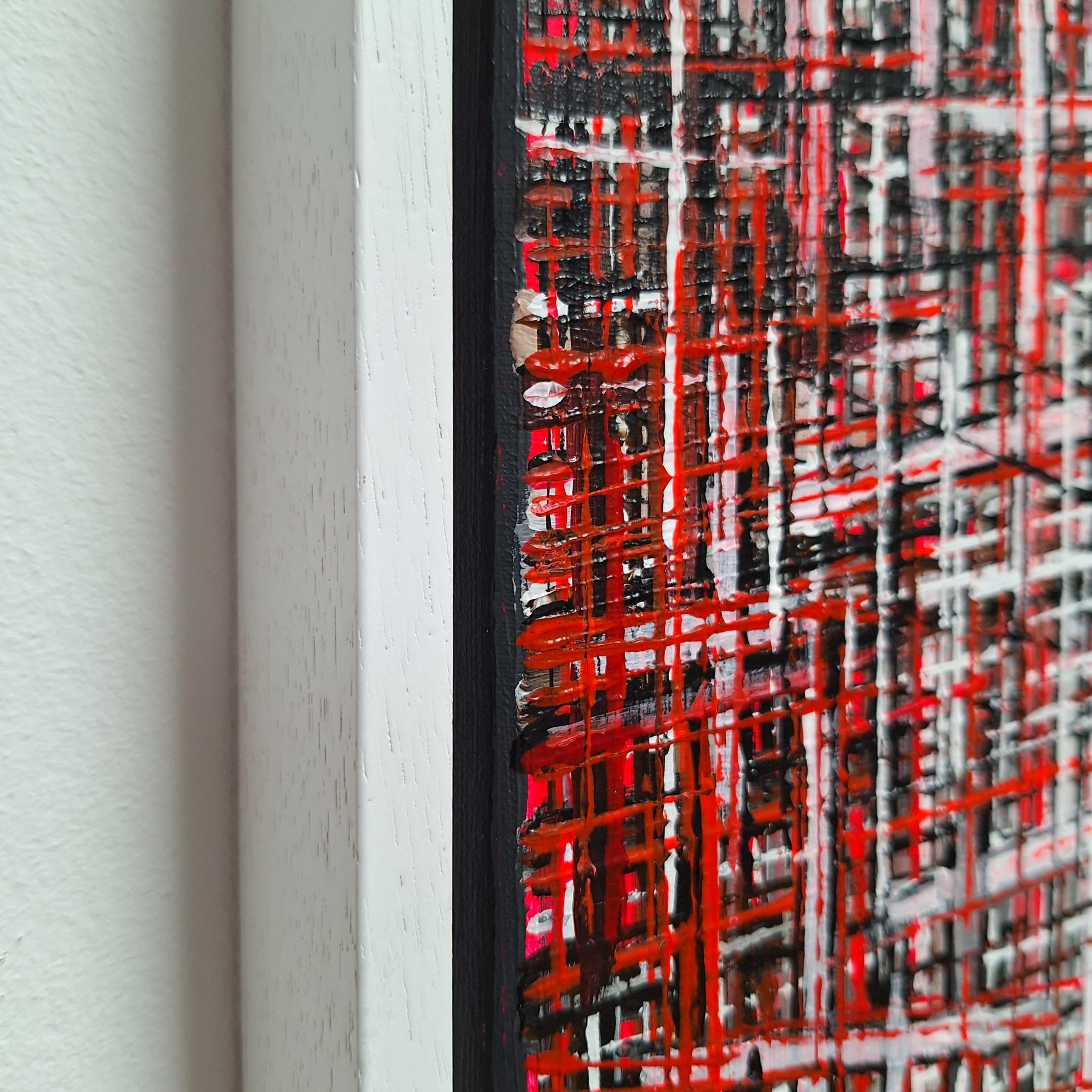 F20249 - quadro geometrico astratto moderno contemporaneo su tela in vendita 1