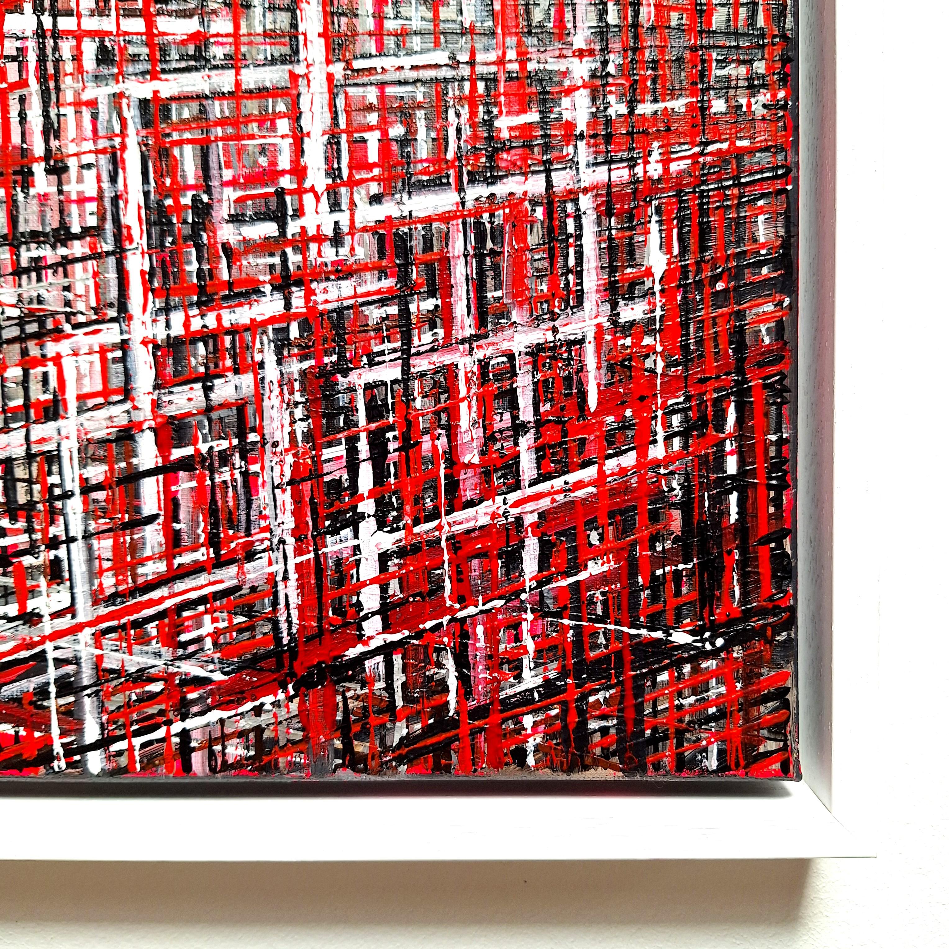 F20249 - quadro geometrico astratto moderno contemporaneo su tela in vendita 2