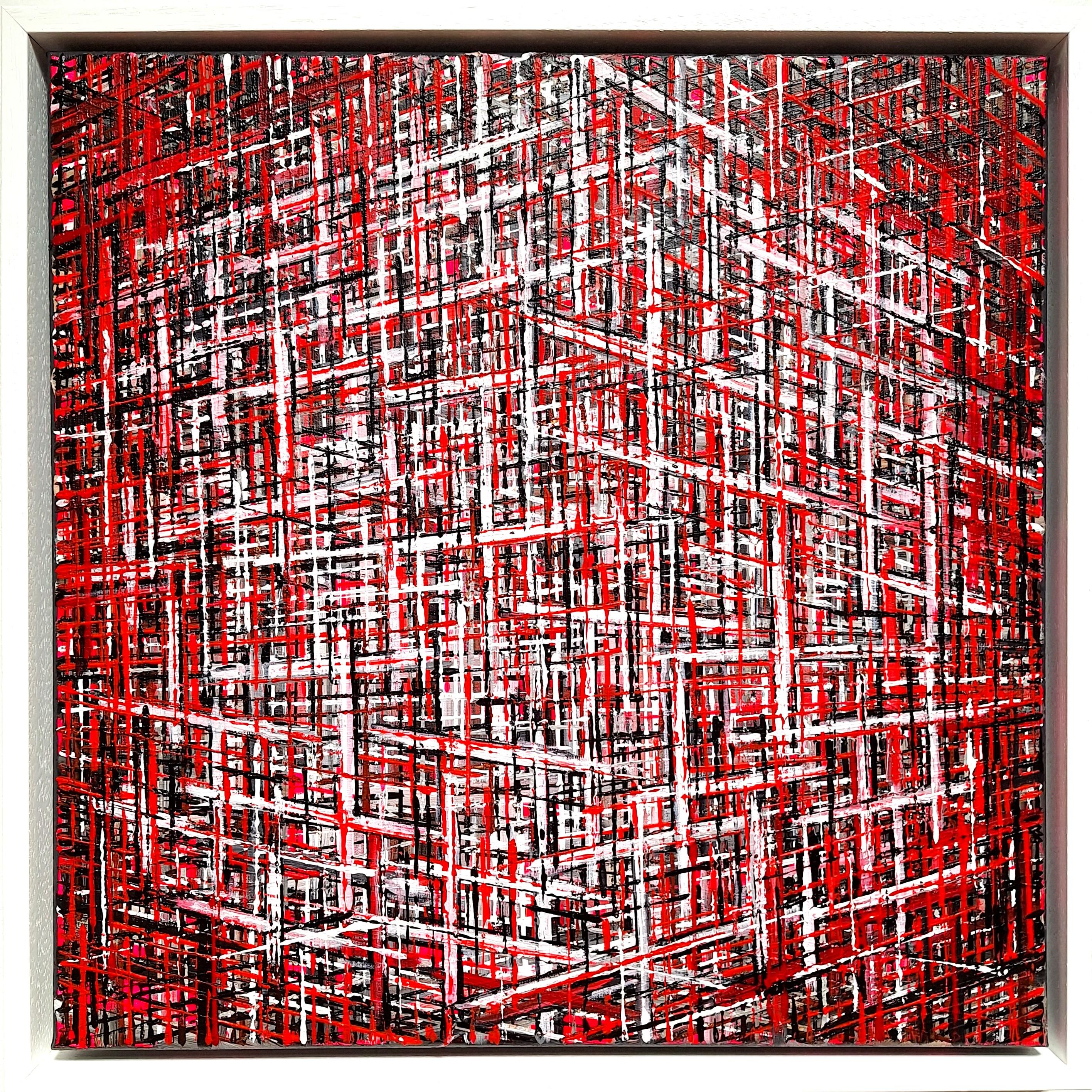 Abstract Painting di Martin Copier - F20249 - quadro geometrico astratto moderno contemporaneo su tela