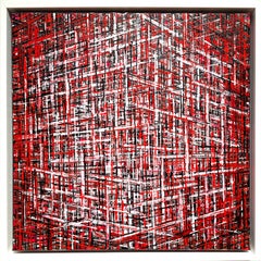 F20249 - quadro geometrico astratto moderno contemporaneo su tela