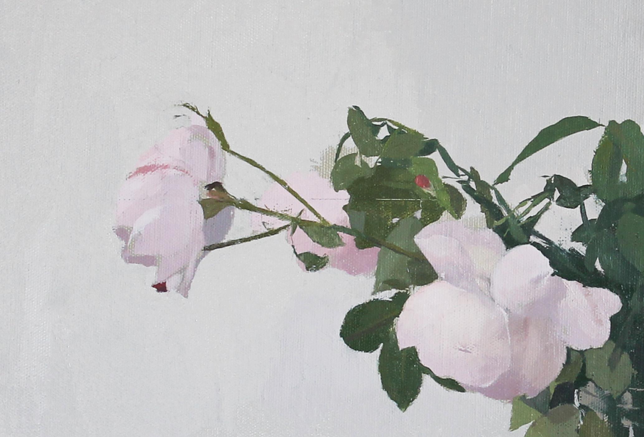 Garden Roses 2 - Painting by Martin Dimitrov