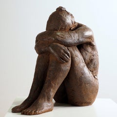 Big Act of Cluster Woman - Martín Duque Impressionist Bronze layer Sculpture