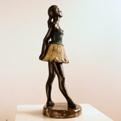 Young Ballet Dancer - Martín Duque Impressionist Bronze layer Sculpture