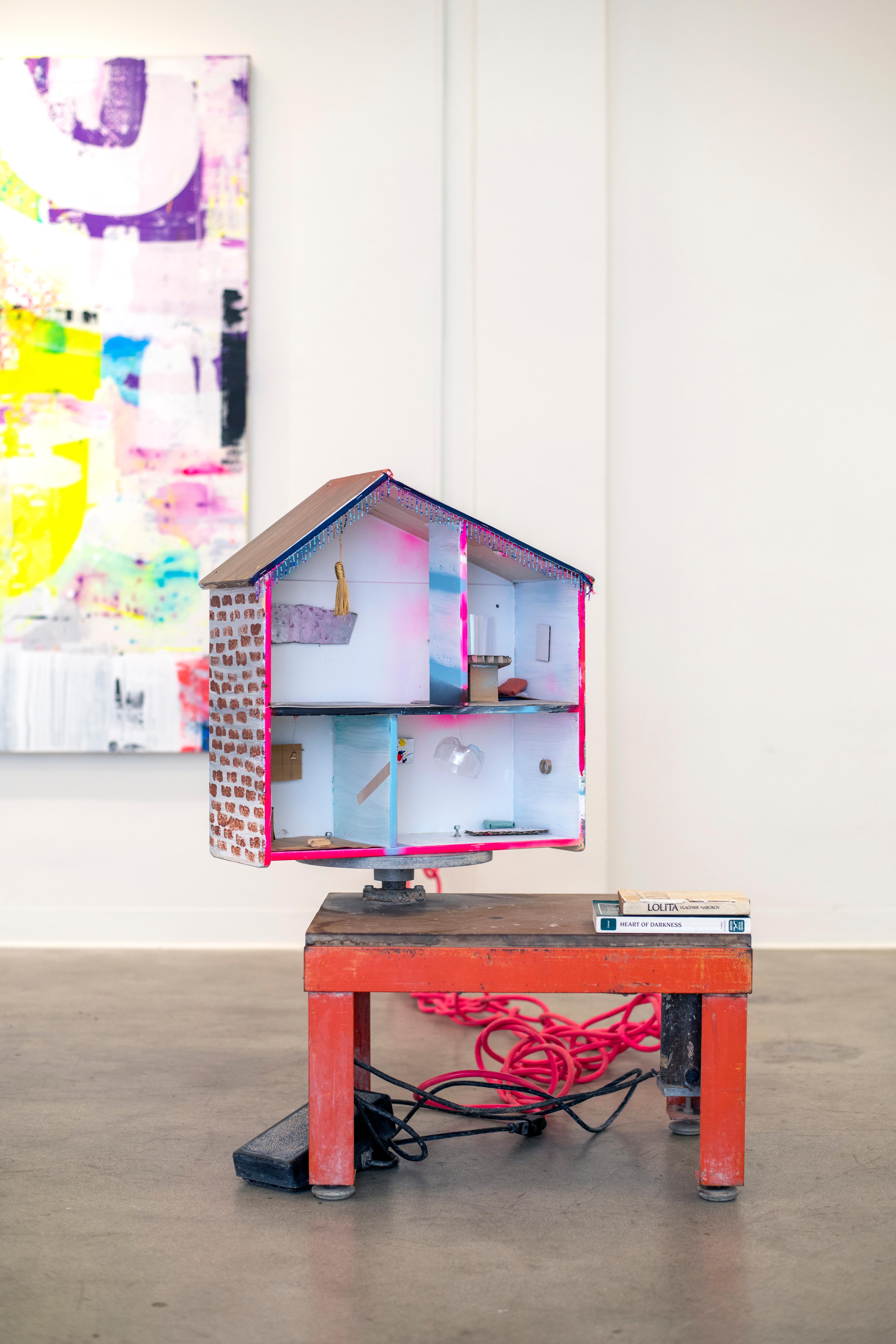 Contemporary, In Every Dream Home A Heartache, installation, punk, neon, rave - Mixed Media Art by Martin Durazo