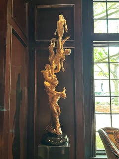 "Sueños de éxtasis", Martin Eichinger, Figurativo, Bronce, Romance, 70x12x17 pulg.