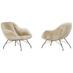 Chaises longues 'Concha' de Martin Eisler et Carlo Hauner pour Forma, Brésil, vers 1960