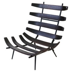 Silla de salón "Costela" de Martin Eisler y Carlo Hauner, Brasil Mediados de siglo, 1953
