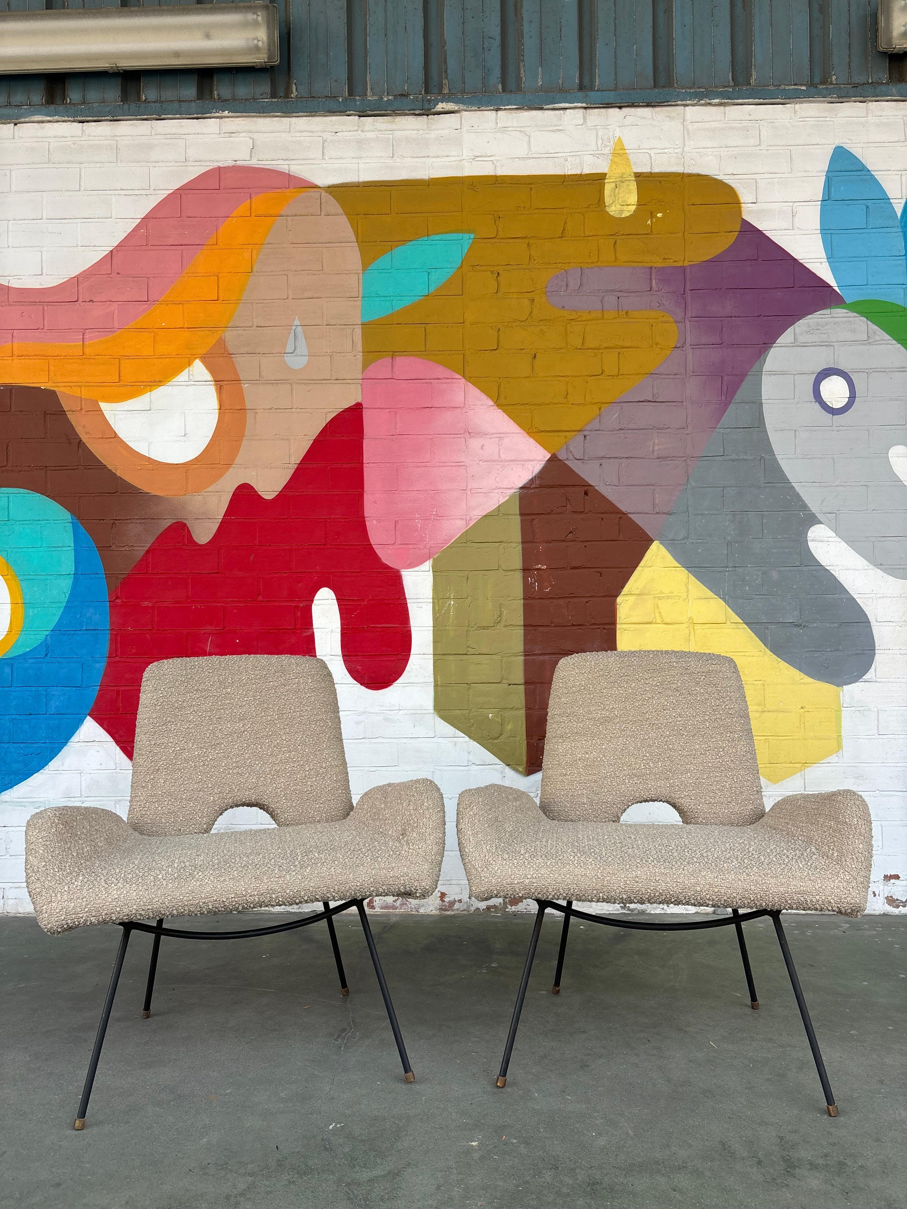 Mid-Century moderno Coppia di poltrone di Martin Eisler e Carlo Hauner in vendita
