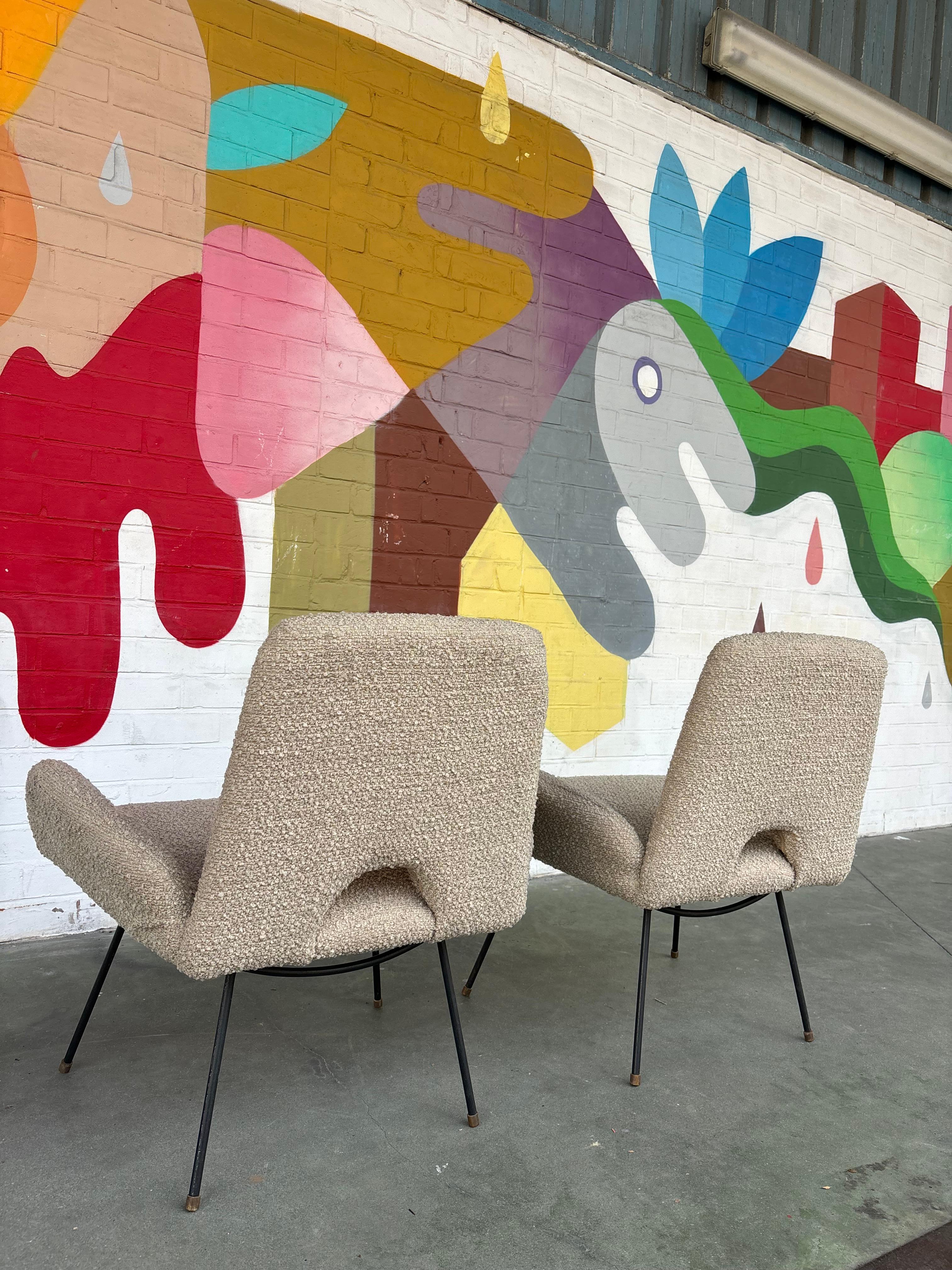 Coppia di poltrone di Martin Eisler e Carlo Hauner In condizioni buone in vendita a SAINT-OUEN-SUR-SEINE, FR