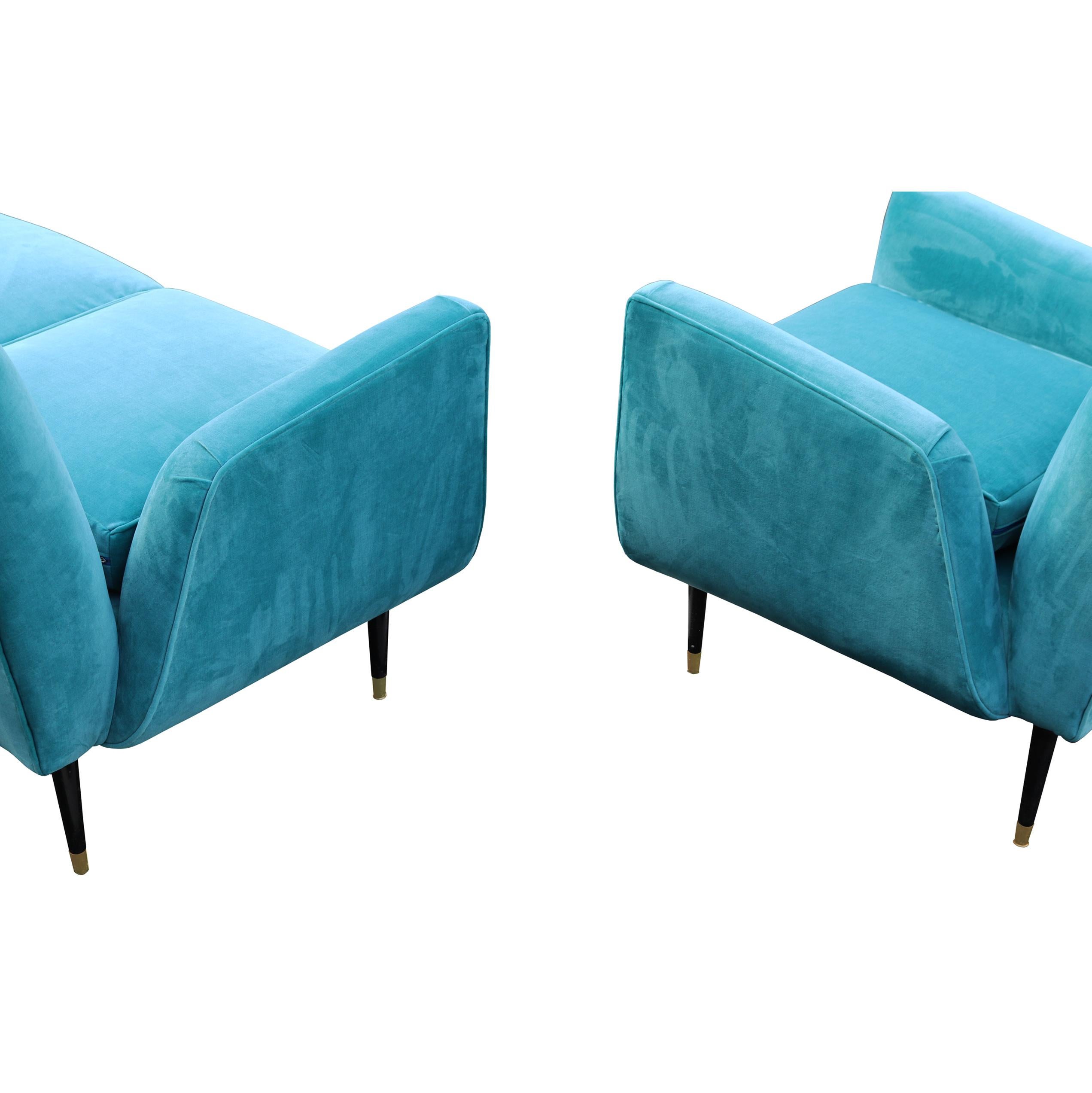 Fait main Martin Eisler & Carlo Hauner for Forma Modern Sofa & Armchairs Lounge Set, années 1950