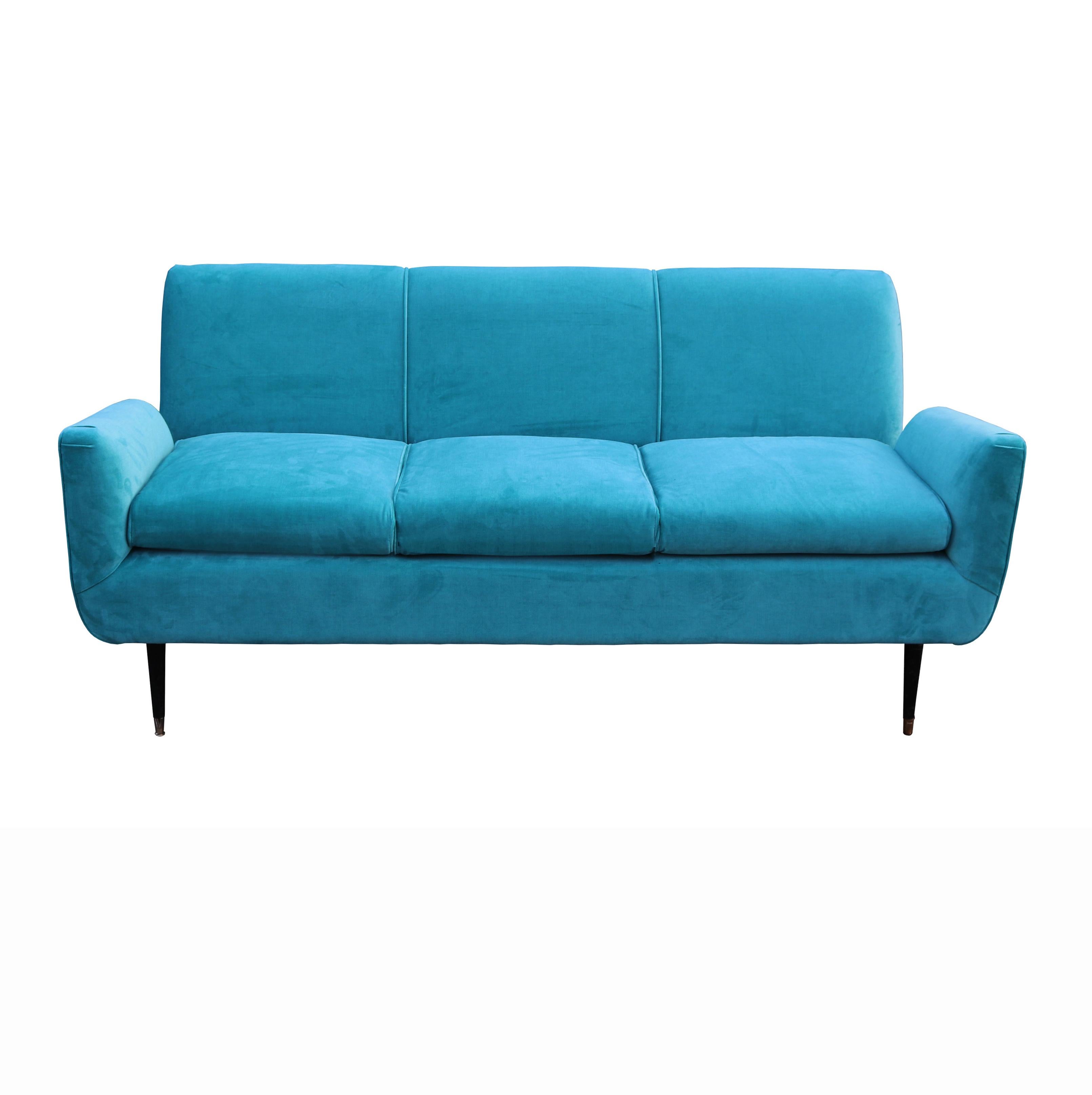 Mid-Century Modern Martin Eisler & Carlo Hauner  Modern Sofa & Armchairs Lounge Set, 1950s For Sale