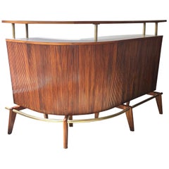 Martin Eisler/Forma, Brazilian Modernist Bar Made with Caviuna Wood