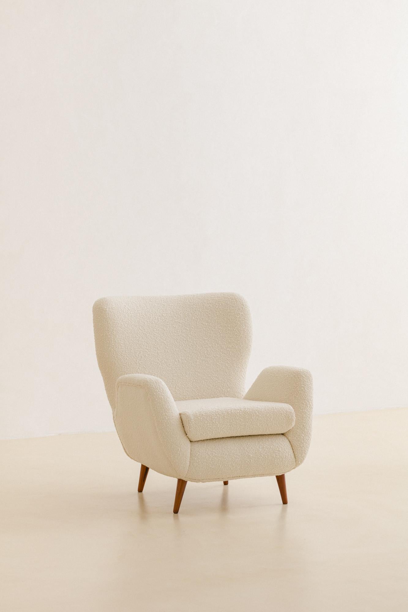 Fauteuil rare de Martin Eisler, Forma S.A. Brésilien moderne du milieu du siècle dernier, 1955 Bon état - En vente à New York, NY