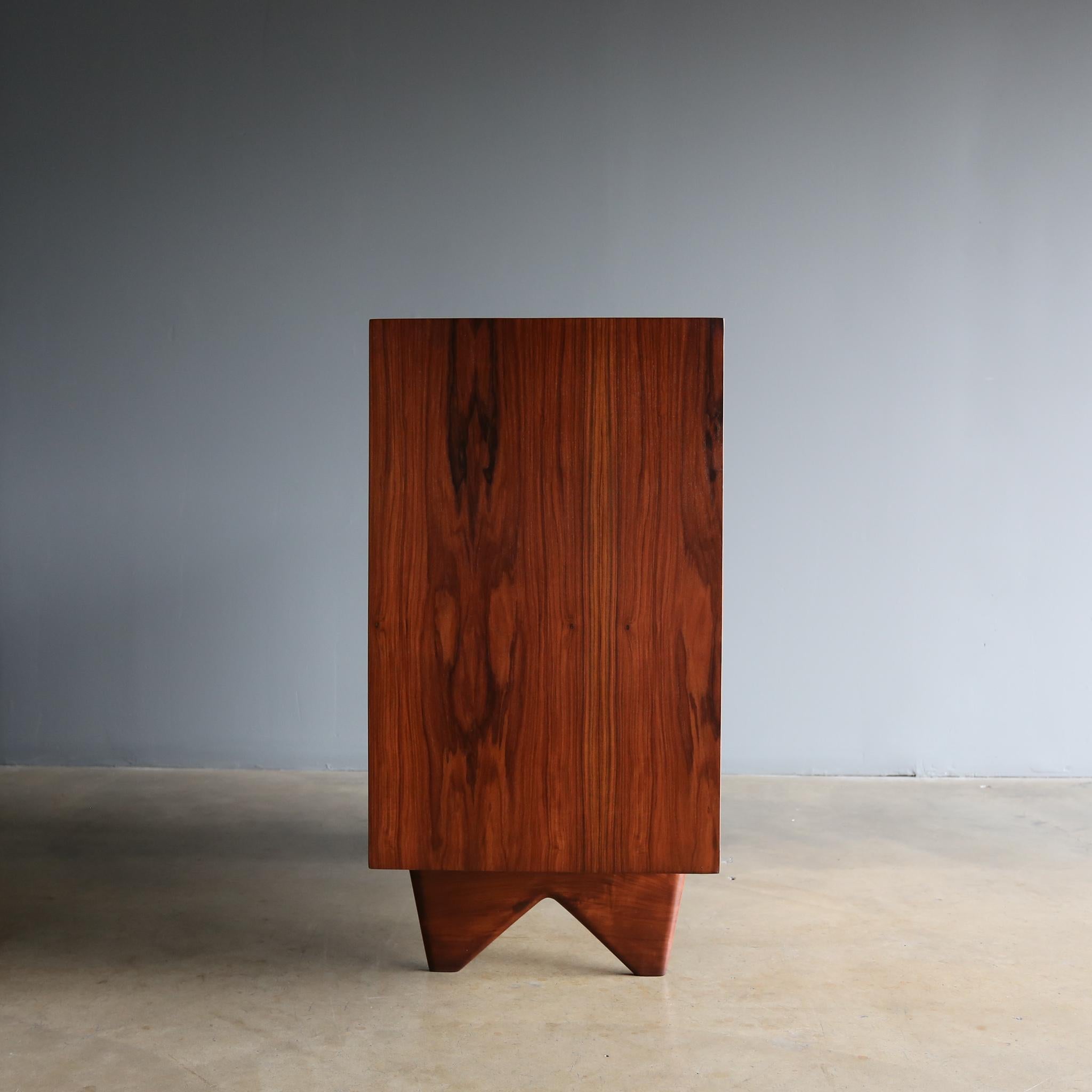 Martin Eisler Rosewood Chest for Forma, Brazil, circa 1955 In Good Condition In Costa Mesa, CA
